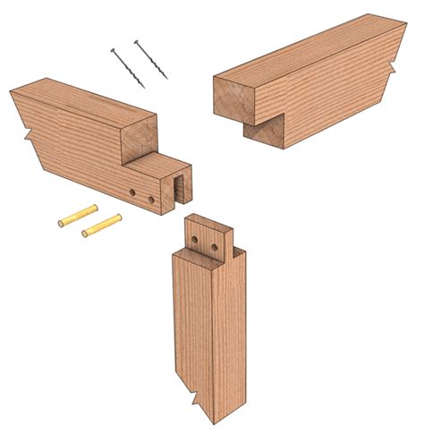 Cross lap joints create clean, continuous lines in a timber frame. They almost make it look like ...