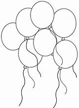 Seven Balloons Coloring Pages  Cool sketch template