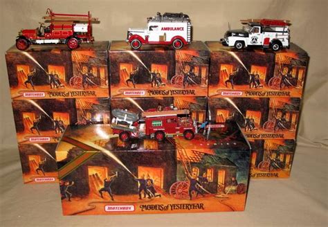 (10) matchbox Fire Engine Series Trucks