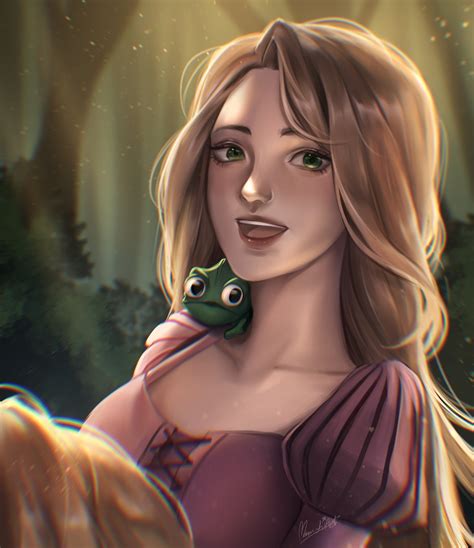 ArtStation - Rapunzel fan art from Tangled