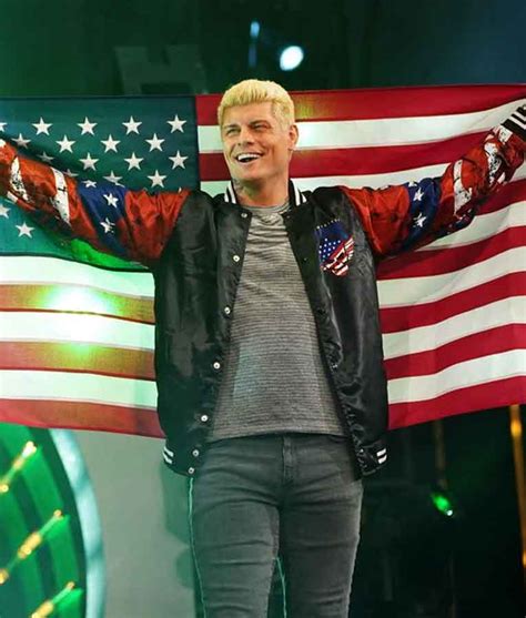 AEW Double or Nothing Cody Rhodes Bomber Jacket