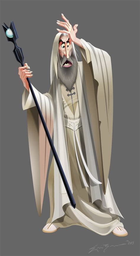 Saruman The White | Character design, Character illustration, Concept art characters