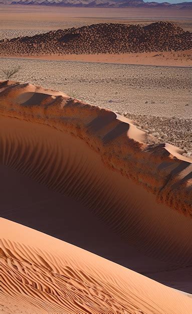 Premium AI Image | Sand dunes in the desert