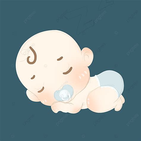 Kartun Bayi Lucu Tidur, Clipart Bayi, Baby Shower, Karakter PNG ...