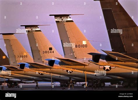 Boeing KC-135 Stratotanker air-to-air refueling aircraft Stock Photo - Alamy