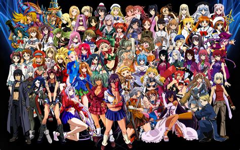 Anime Crossover Ladies 2nd by Dflowen on DeviantArt