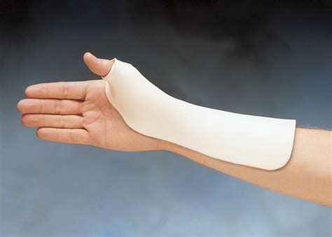 Radial Based Thumb Spica Precut Splint | North Coast Medical