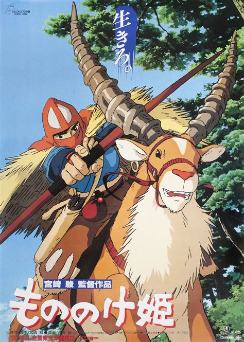 Princess Mononoke Original 1997 Japanese B2 Movie Poster - Posteritati ...