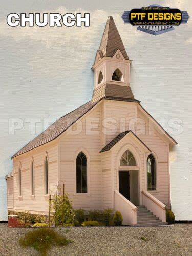 G Scale CHURCH Building Flat/Front background Facade, 1:24 1:32 LGB PICO | eBay