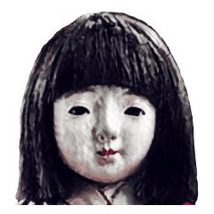 動く恐怖の人形. | LINEスタンプ | スワン