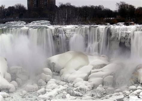 Niagara Falls Turns To A 'Frozen Rainbow' Amid The Cold | HuffPost ...