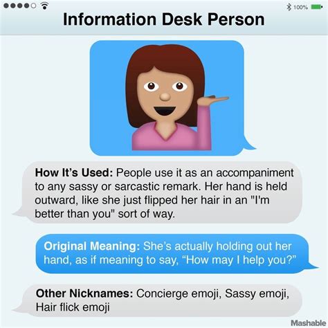 Information Desk Person emoji | Fun facts, Emoji, Meant to be