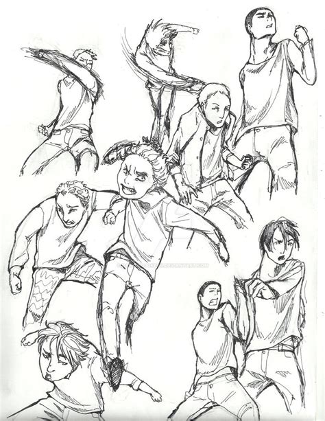 Fighting poses practice by dancingjokeRR on DeviantArt