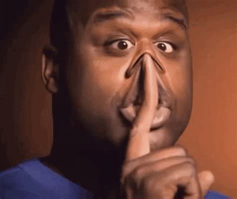 Shhhh Shaq GIF - Shhhh Shaq FunnyFace - Discover & Share GIFs