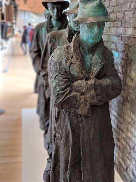 George Segal's - "Drepression Bread Line" 1991 - Plaster Wood Metal and Acrylic Paint | George ...