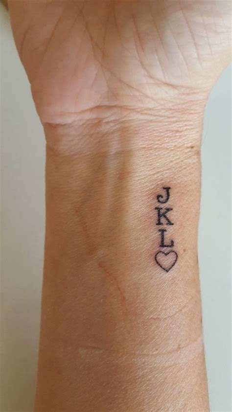 My kids initials #tinytatt | Tattoos for daughters, Simplistic tattoos ...