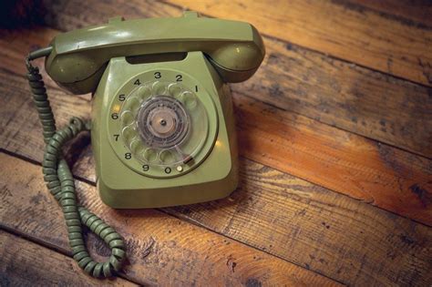 Rotary Phone - Virtually nobody has a home phone 50 years ago, a home ...