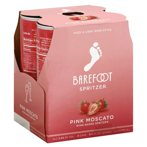 Barefoot Red Sangria Spritzer 4pk 250ml Can : Alcohol fast delivery by ...