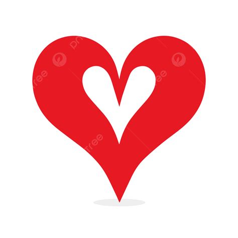 Abstract Vector Heart Icon Design Template, Heart, Heart Icon, Heart Symbol PNG and Vector with ...