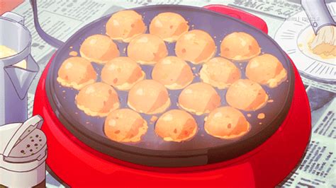 Food Cartoon, Ghibli Artwork, Takoyaki, Food Drawing, World Recipes ...