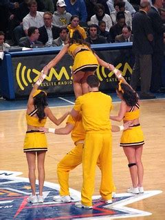 Cheerleaders of West Virginia | Big East Classic, Madison Sq… | Flickr