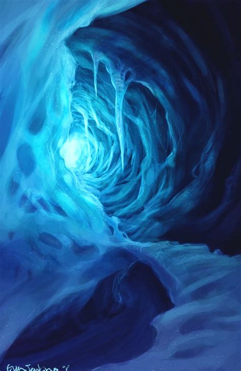 Ice Cave by EvanJenkins on deviantART | Fantasy art, Ice cave, Art inspiration