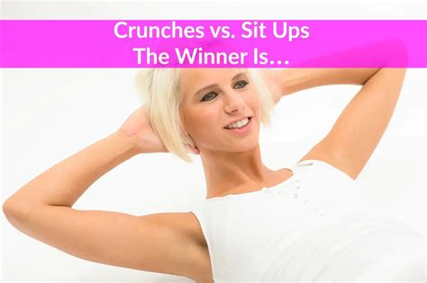 Crunches vs. Sit Ups: The Winner Is… - The Healthy Apron