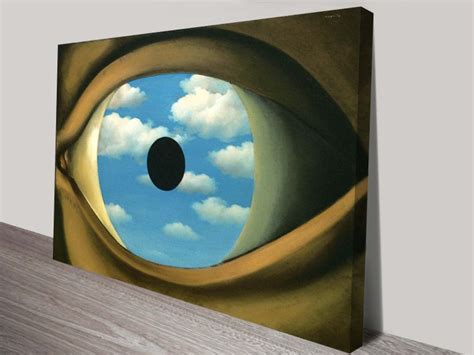 René Magritte The False Mirror Print on Canvas Barton Canberra Australia