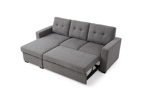 Harrison Corner Sofa Bed Grey • Collingwood Batchellor