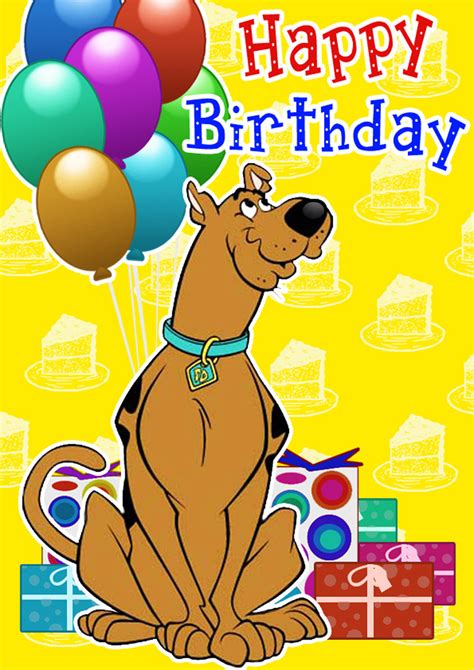 Scooby Doo Birthday Card | Free printable birthday cards — PRINTBIRTHDAY.CARDS