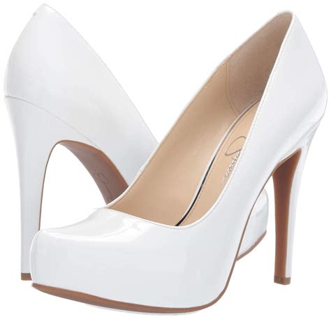 Jessica Simpson Womens Parisah Closed Toe Classic Pumps, Bright White, Size 10.0 | eBay