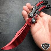 CSGO Butterfly Balisong Trainer - Red Slaughter Upgrade | BLADE ADDICT