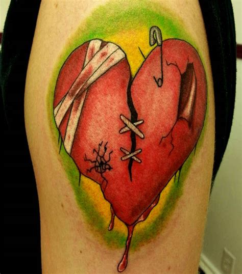 Thejagielskifamily: Broken Heart Time Heals Tattoo