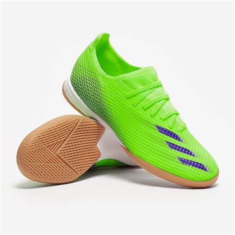 adidas X Ghosted .3 IN - Signal Green/Energy Ink/Signal Green - Indoor - Mens Boots | Pro:Direct ...