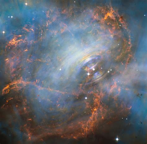 APOD: 2016 July 8 - The Swirling Core of the Crab Nebula