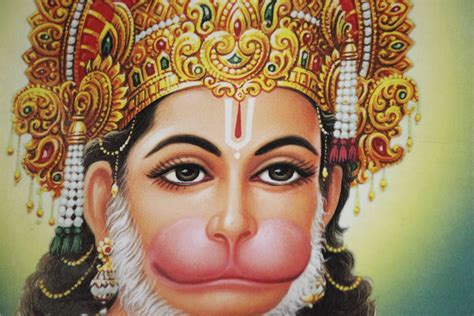 Hanuman Face Painting