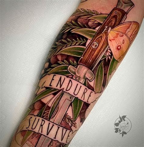 101 Best Endure And Survive Tattoo Ideas That Will Blow Your Mind!