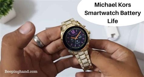 Michael Kors Smartwatch Battery Life: Tips for Battery Saving