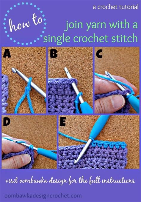 How To Join with a Single Crochet Stitch