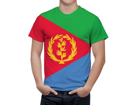 Eritrea Flag Shirt Coat of Arms of Eritrea Eritrea T-shirt - Etsy