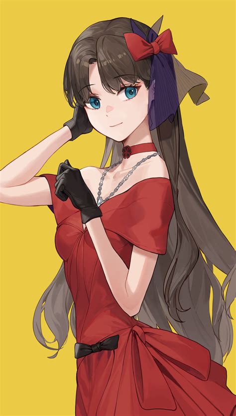 Rin in a red dress | Fate (Type-Moon) | Know Your Meme