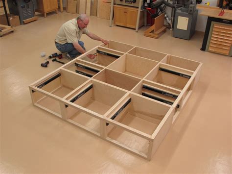 Bed frame with drawers underneath plans ~ Work bench tool
