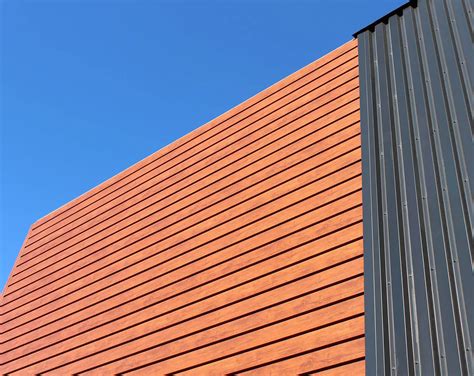 Forma Steel Wood Grain Cladding Systems - Modern Materials