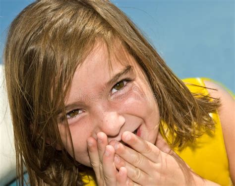 Cute Girl Laughing stock photo. Image of abstract, giggling - 10765480