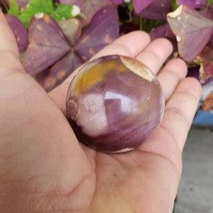 Purple Mookaite Sphere, Mookaite Jasper Sphere, Healing Crystals, Metaphysical Supplies ...