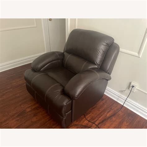 Bobs Discount Furniture Leather Recliner - AptDeco