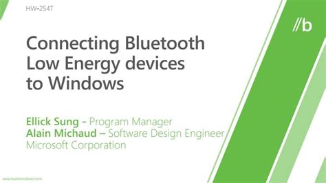 PPT - Connecting Bluetooth Low Energy devices to Windows PowerPoint ...