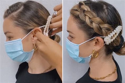 Woman shares easy tip to stop your ears hurting while wearing a face mask | The US Sun