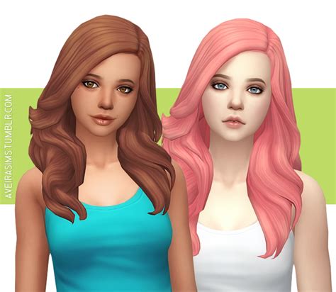 Wildspit’s Angelic Hair V2 - Recolor | Sims hair, Sims, Sims 4