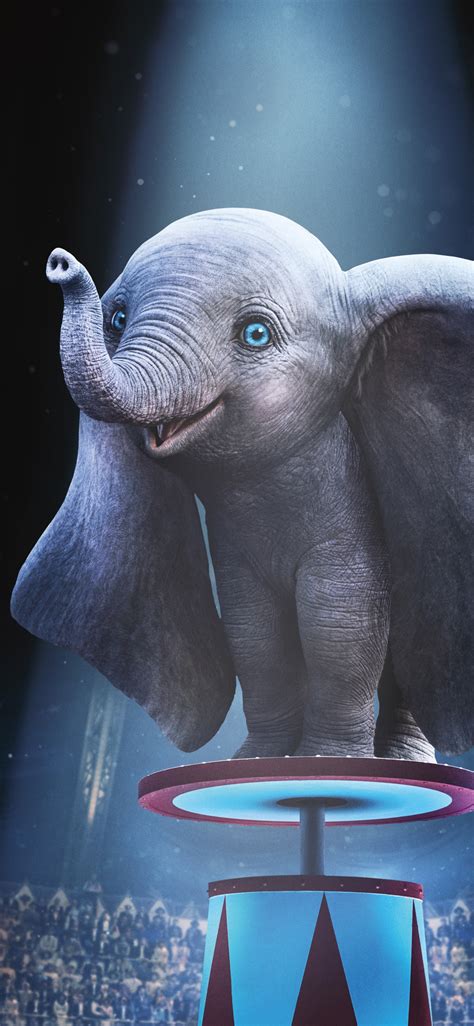 Download 1125x2436 wallpaper dumbo, elephant, animation movie, 2019, iphone x 1125x2436 hd image ...